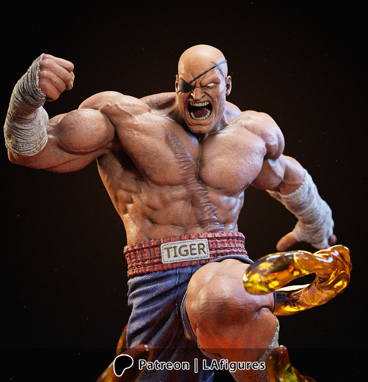 Sagat by L.A. Figures - Street fighter