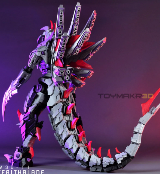 Epic Mecha Gigan-Inspired Monster - 3D Printed DIY Kit!