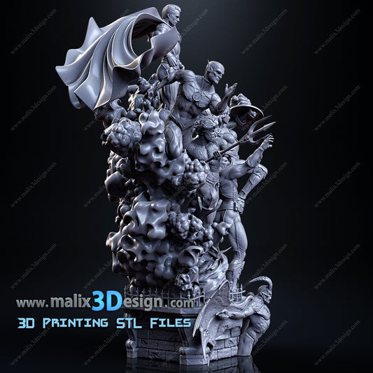 Justice League Diorama