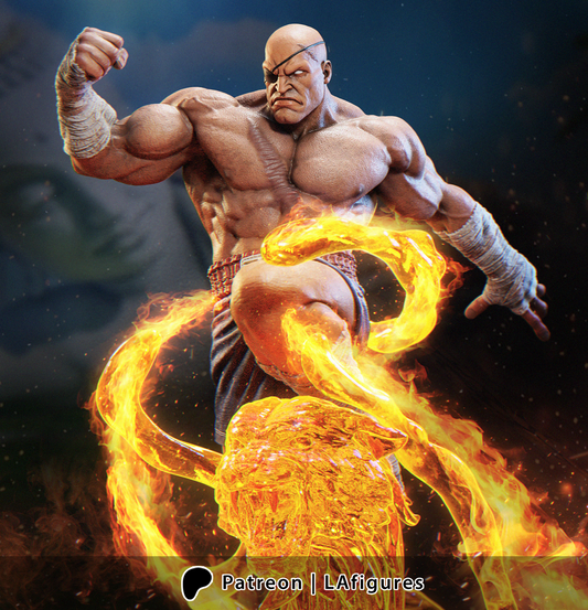 Sagat by L.A. Figures - Street fighter