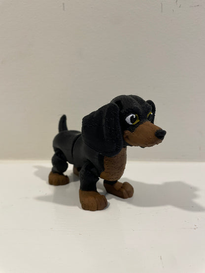 🐾 Pawsome Flexi-Dog Figure - 3D Printed Articulated Figures! 🐾