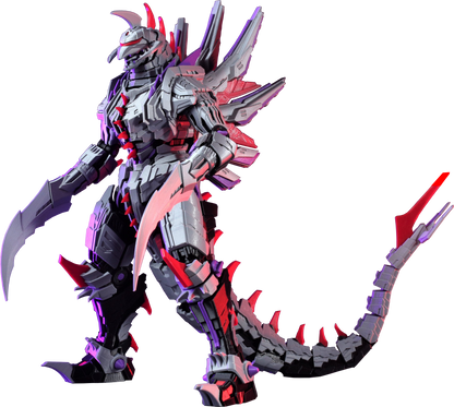 Epic Mecha Gigan-Inspired Monster - 3D Printed DIY Kit!